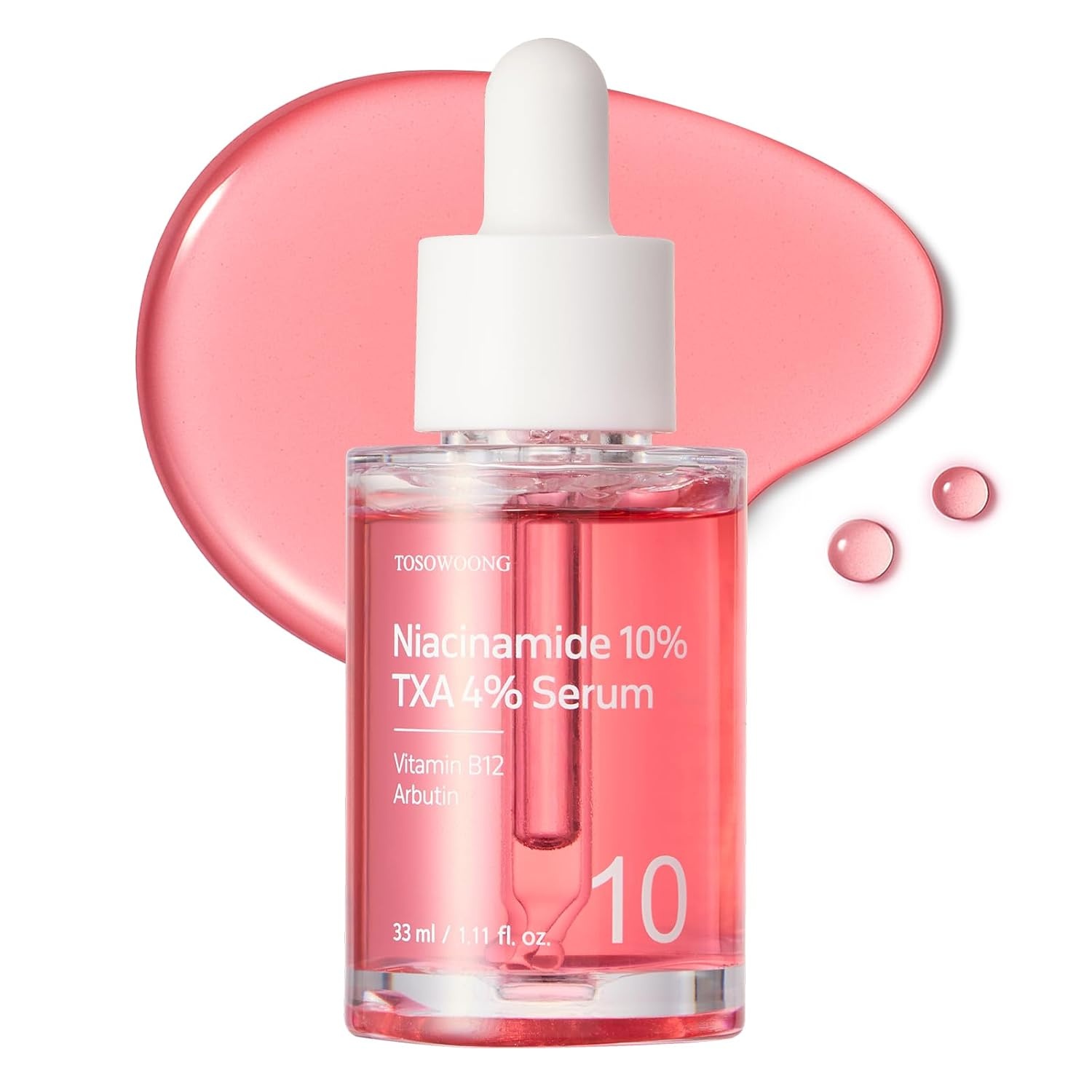 TOSOWOONG Radiance & Firming Duo: Niacinamide 10% Tranexamic Acid 4% Serum & Real Collagen Face Cream for Youthful, Glowing Skin