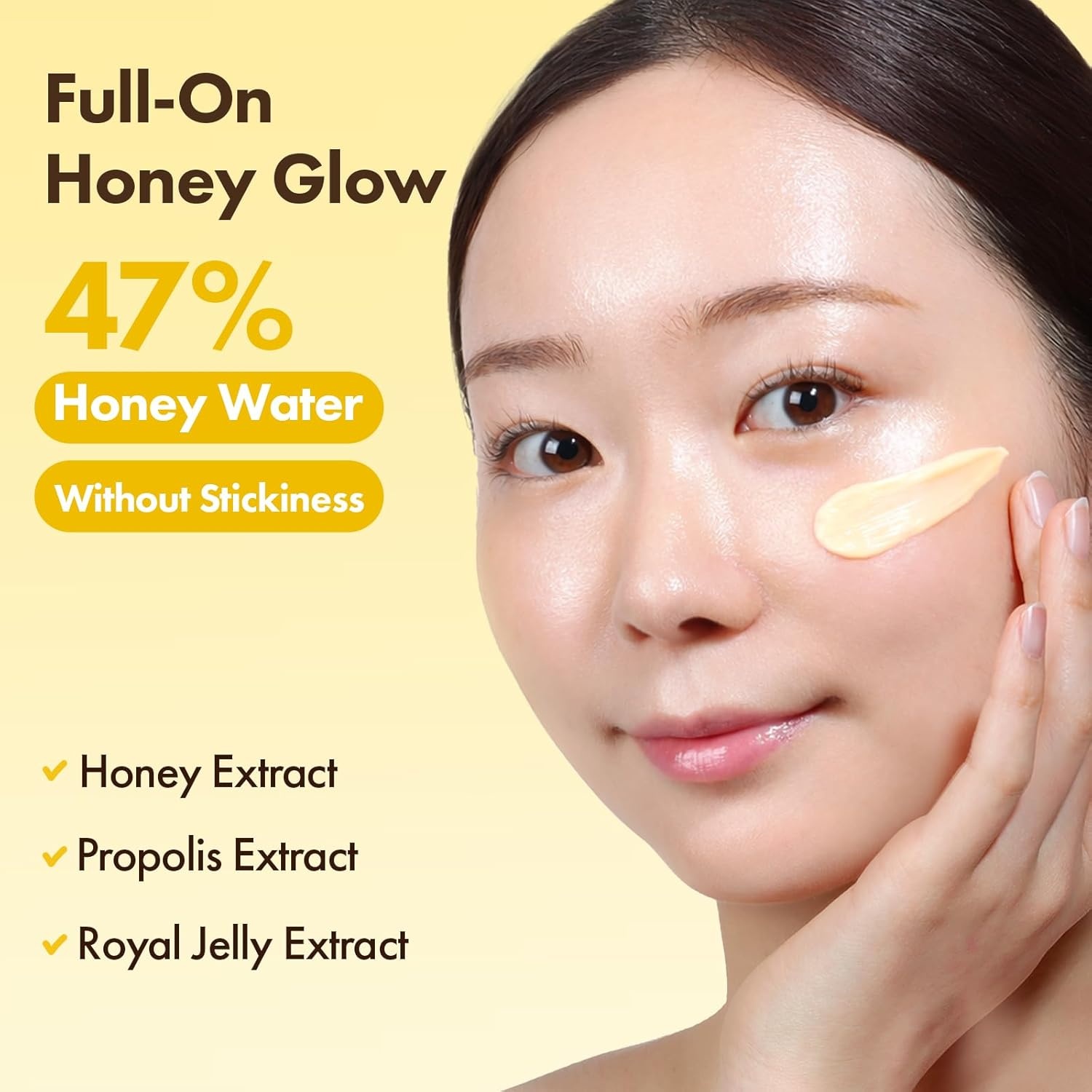 TOSOWOONG Glow and Nourish Duo, Honey 47% Propolis Cream and Bean Face Cream, Korean Skincare Set with Royal Jelly, Bee Venom, Soybean Ferment, Vitamin C for Hydrating Soothing Glass Skin - view 2