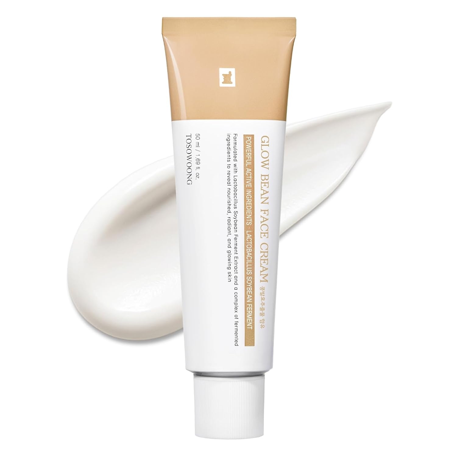 TOSOWOONG Glow and Nourish Duo, Honey 47% Propolis Cream and Bean Face Cream, Korean Skincare Set with Royal Jelly, Bee Venom, Soybean Ferment, Vitamin C for Hydrating Soothing Glass Skin - view 5