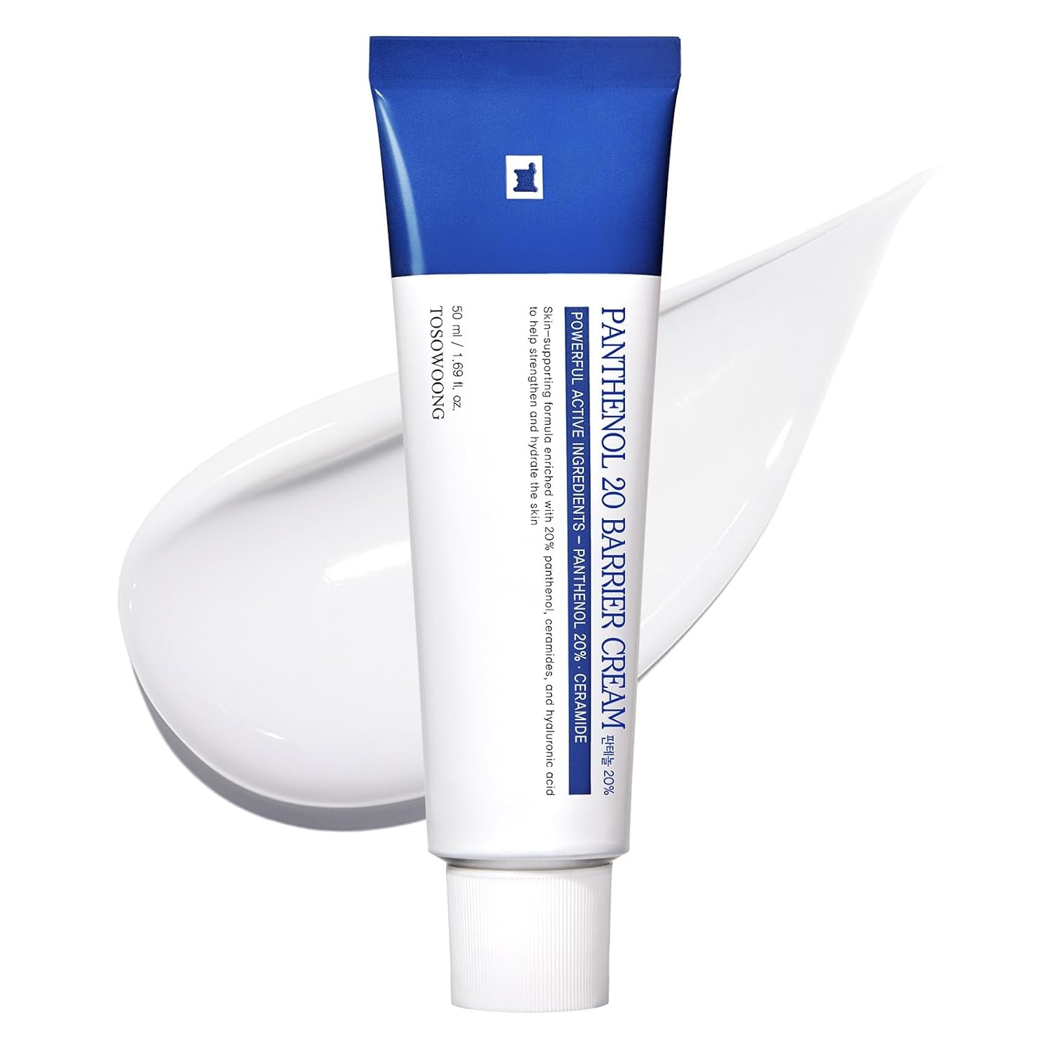 TOSOWOONG Panthenol Barrier Duo – 5% Green Tea Serum (1.11oz) & 20% Intensive Repair Cream (1.69oz) – Soothing & Hydrating Kit for Sensitive Skin - view 5