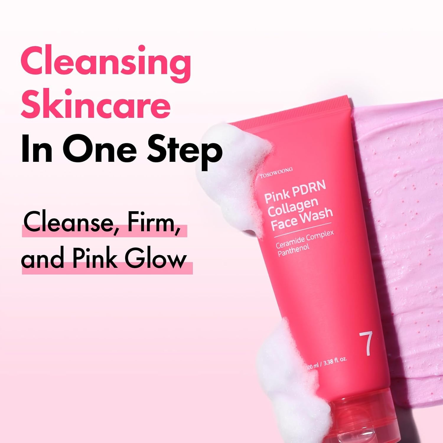 TOSOWOONG 3-Step Glass Skin Beginner Set, Oil Cleanser and PDRN Face Wash with Niacinamide Serum, Double Cleansing Brightening Routine with Tranexamic Acid for Radiant Skin, Korean Skin Care Set - view 3