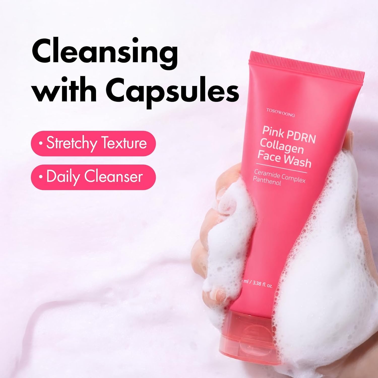 TOSOWOONG 3-Step Glass Skin Beginner Set, Oil Cleanser and PDRN Face Wash with Niacinamide Serum, Double Cleansing Brightening Routine with Tranexamic Acid for Radiant Skin, Korean Skin Care Set - view 4