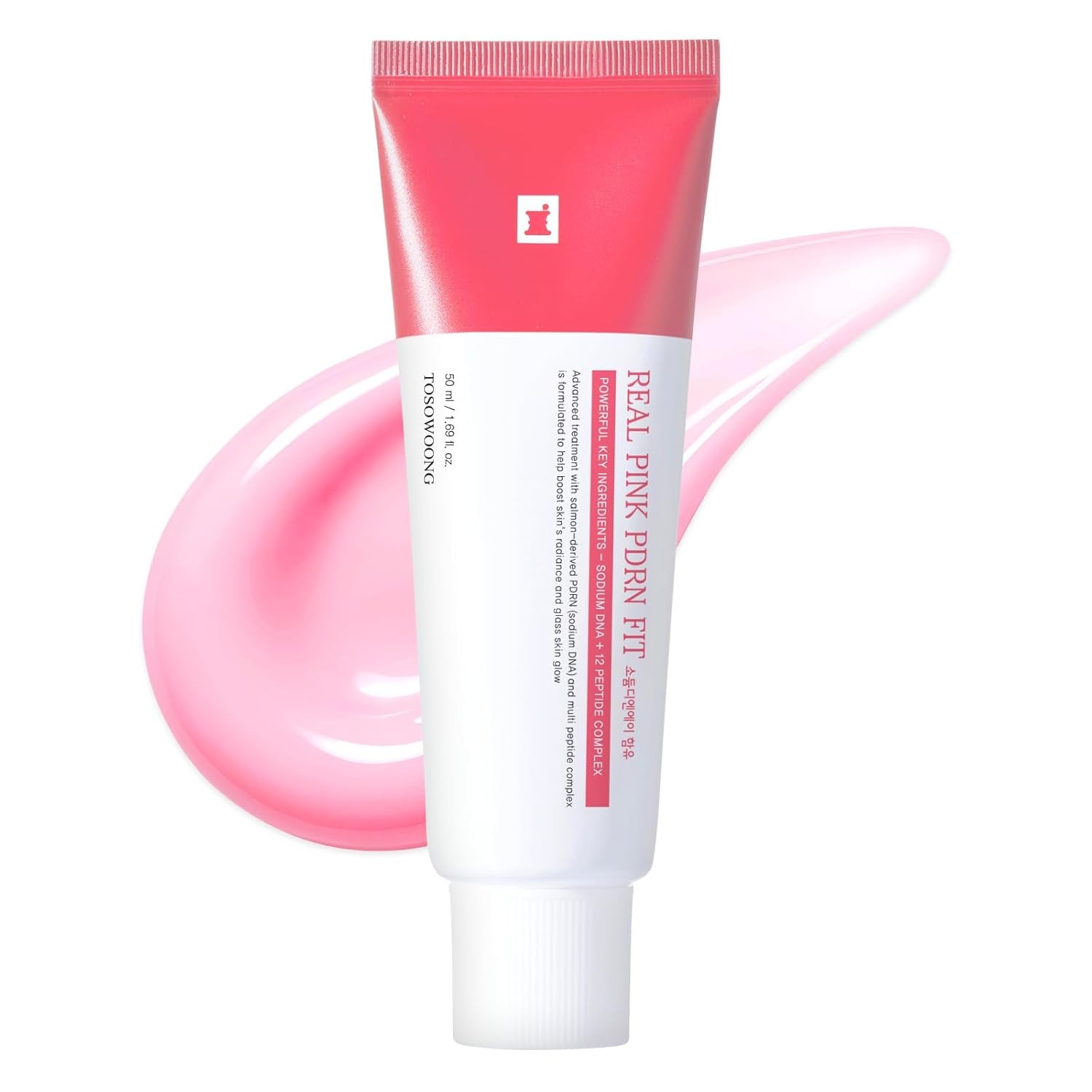 TOSOWOONG Ultimate Pink Glass Skin Set – Niacinamide 10% Arbutin 7% Serum for Dark Spots + Real Pink PDRN Salmon DNA Mask for Firming – Pore Tightening & Glow K-Beauty Bundle