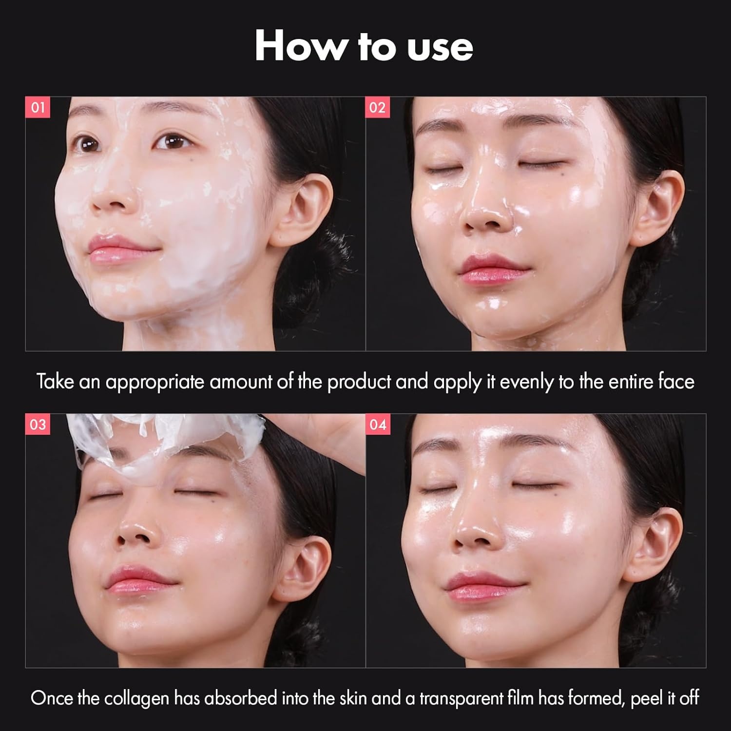 TOSOWOONG Glass Skin Wrapping Mask Set – Real Kojic Acid Turmeric for Dark Spots & 500Da Collagen for Elasticity – Peel Off Facial Mask Duo for Glowing, Firm Complexion - view 7
