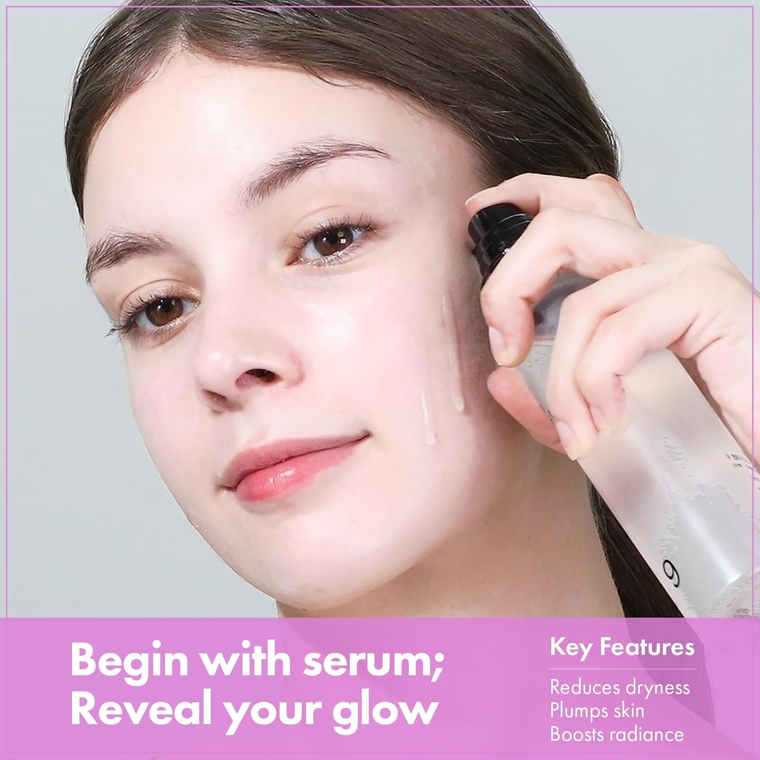 TOSOWOONG Ultimate Hydration & Skin Renewal Duo: Hyaluronic Acid 9 Cream & 9 Peptide Skin Booster Serum for Radiant Complexion - view 5