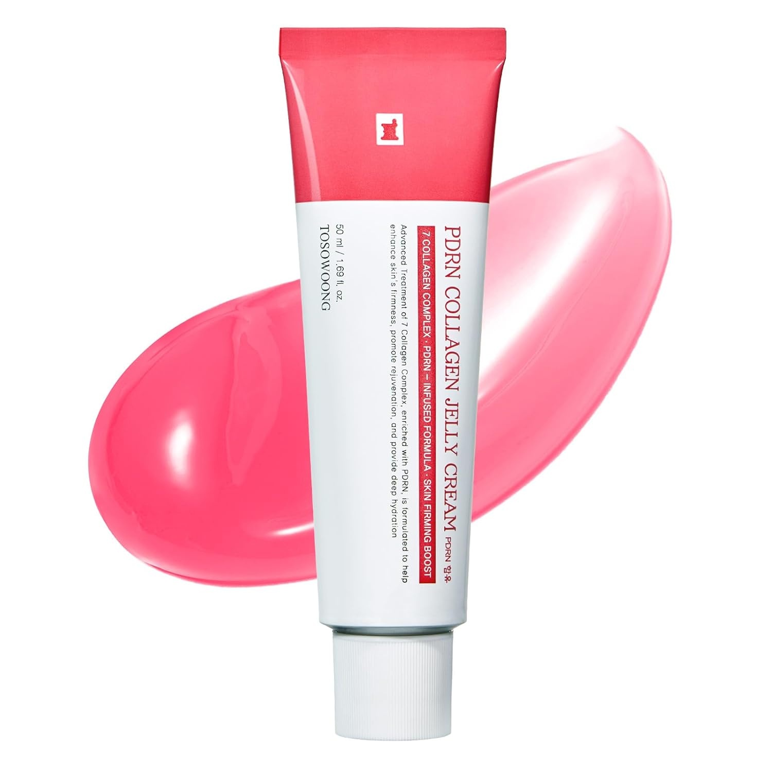 TOSOWOONG Radiance & Firmness Duo: Pink Peptide 12 PDRN Serum & PDRN Collagen Jelly Cream for Youthful Glow - view 4