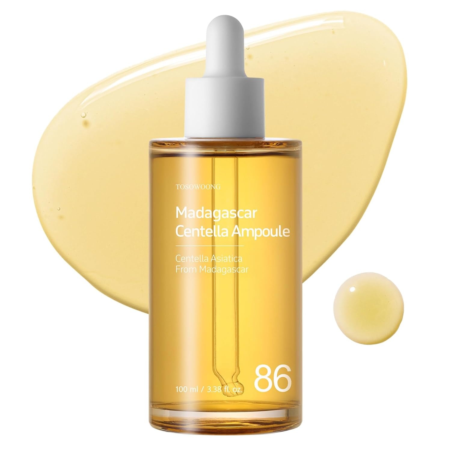 TOSOWOONG Soothing Skin Care Duo: Madagascar Centella Ampoule & Cream for Rapid Relief and Hydration