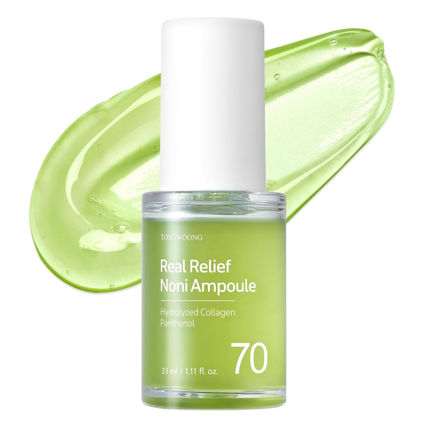 Nourish & Soothe Duo: TOSOWOONG Real Relief Noni Ampoule & Exosome Cica Face Cream for Hydration and Skin Repair