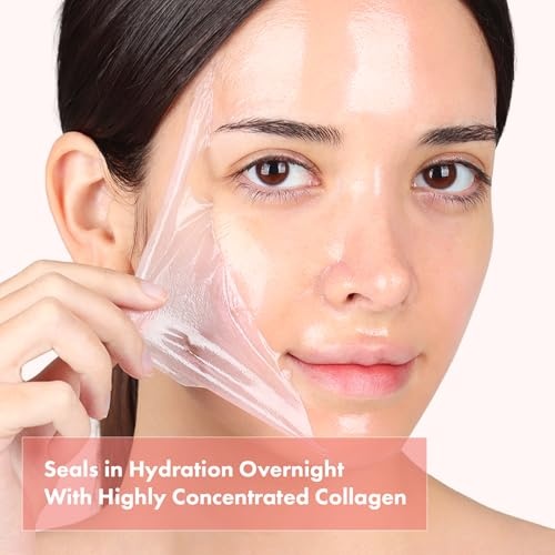 TOSOWOONG Collagen Glow Duo – Real Collagen Face Serum (1.11oz) & 81% Overnight Wrapping Mask (2.53oz) – PDRN & Hyaluronic Acid for Firming Glass Skin - view 4