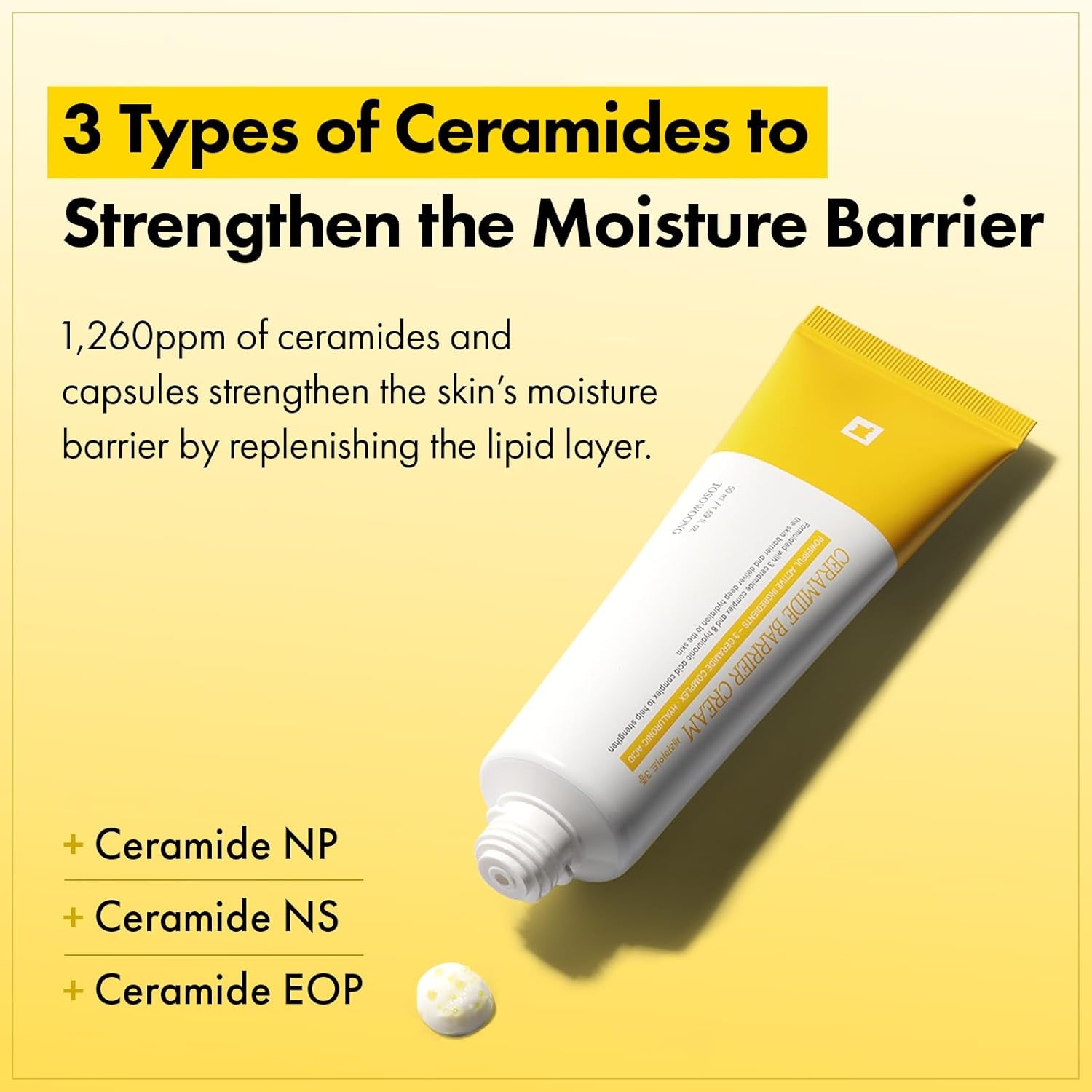 TOSOWOONG Ceramide Barrier Duo – Hydrating Serum (1.11oz) & Strengthening Cream (1.69oz) – 5-Ceramide Complex & Cica for Sensitive Skin - view 3