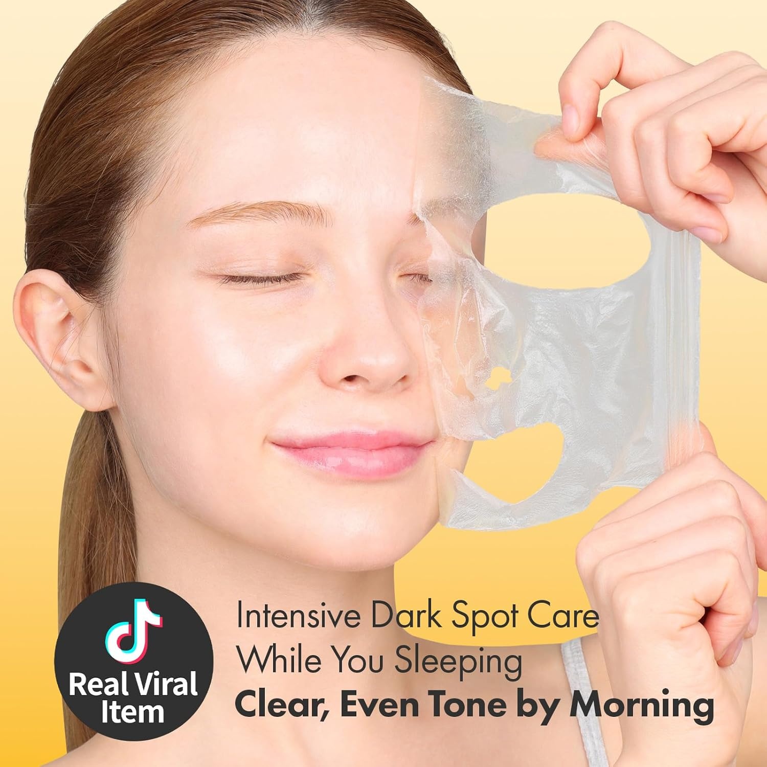 TOSOWOONG Ultimate Dark Spot Care Routine – 80% Turmeric Peel Off Mask with Vitamin C & 35% Active Fade Cream with Arbutin – For Even Skin Tone & Luminous Clarity - view 3