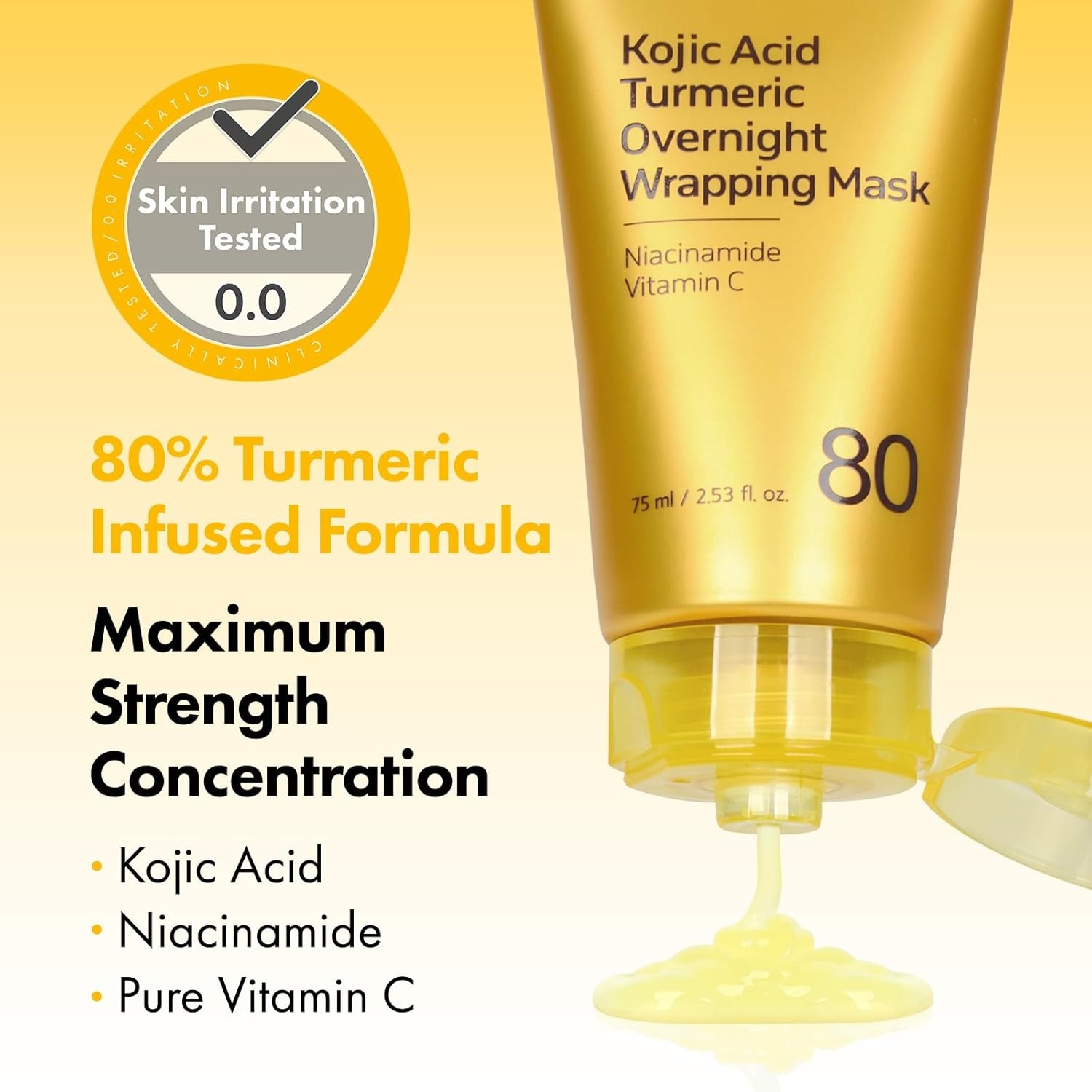 TOSOWOONG Ultimate Dark Spot Care Routine – 80% Turmeric Peel Off Mask with Vitamin C & 35% Active Fade Cream with Arbutin – For Even Skin Tone & Luminous Clarity - view 4