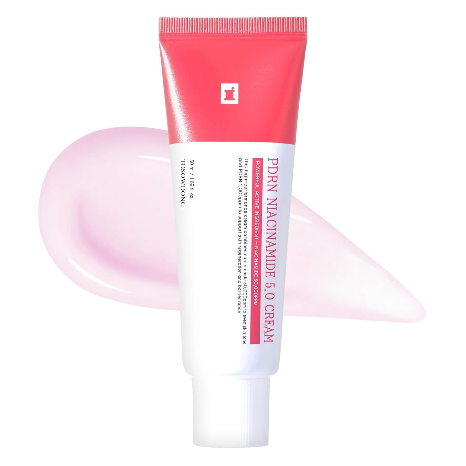 TOSOWOONG PDRN Niacinamide Blemish Care Bundle: Milky Facial Toner & Moisturizing Cream with 50,000ppm Niacinamide & Salmon DNA – Targets Dark Spots & Uneven Skin Tone