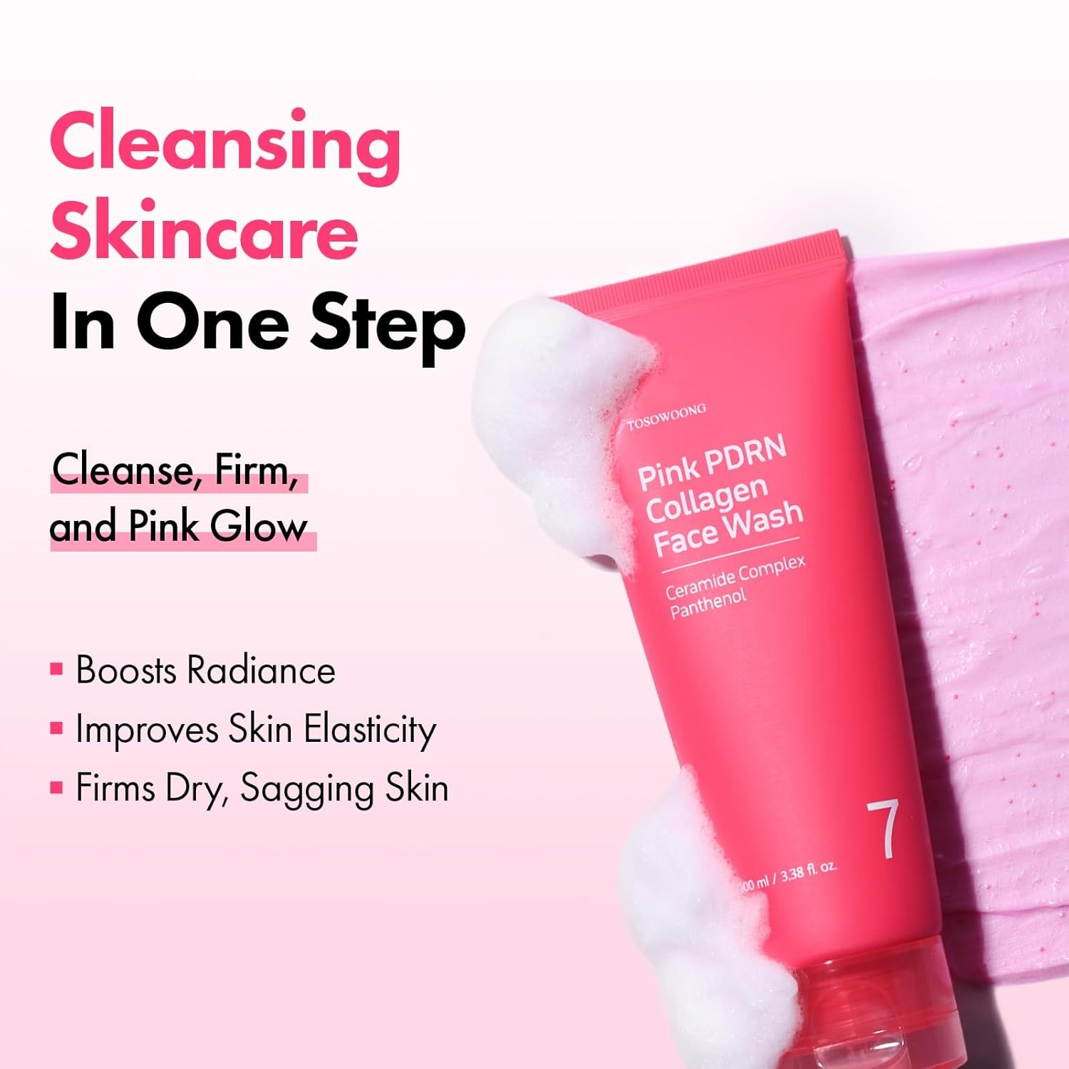 TOSOWOONG 3-Step Anti-Aging Beginner Set, PDRN Face Wash and Copper Peptide Serum with Peptide Cream, Peptide Anti-Wrinkle Routine with GHK-Cu for Fine Lines and Elasticity, Korean Skin Care Set - view 6