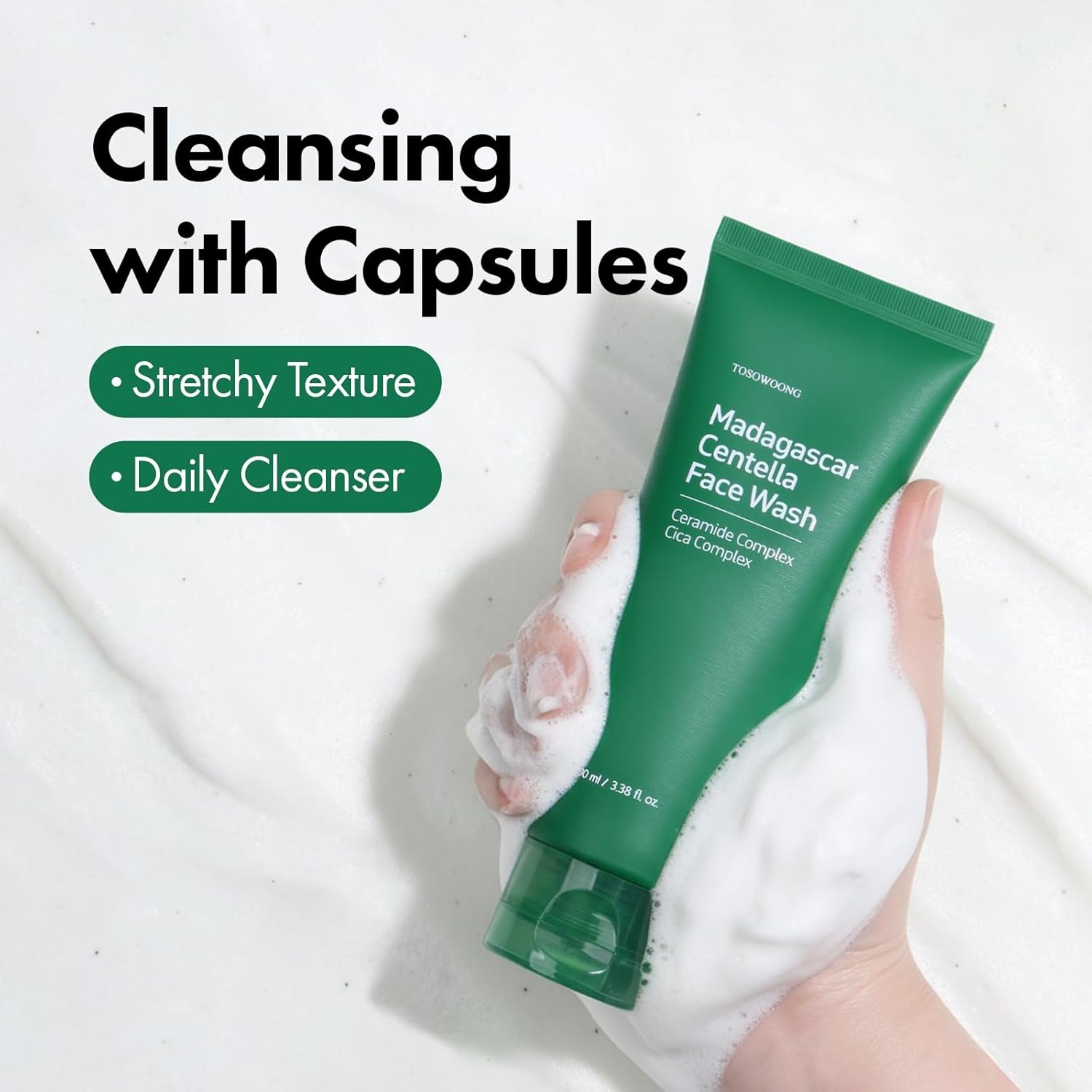 TOSOWOONG 3-Step Blemish Clear Beginner Set, Oil Cleanser and Centella Face Wash with Azelaic Acid Serum, Double Cleansing Routine with CICA for Blemish-Prone Skin, Korean Skin Care Set - view 3