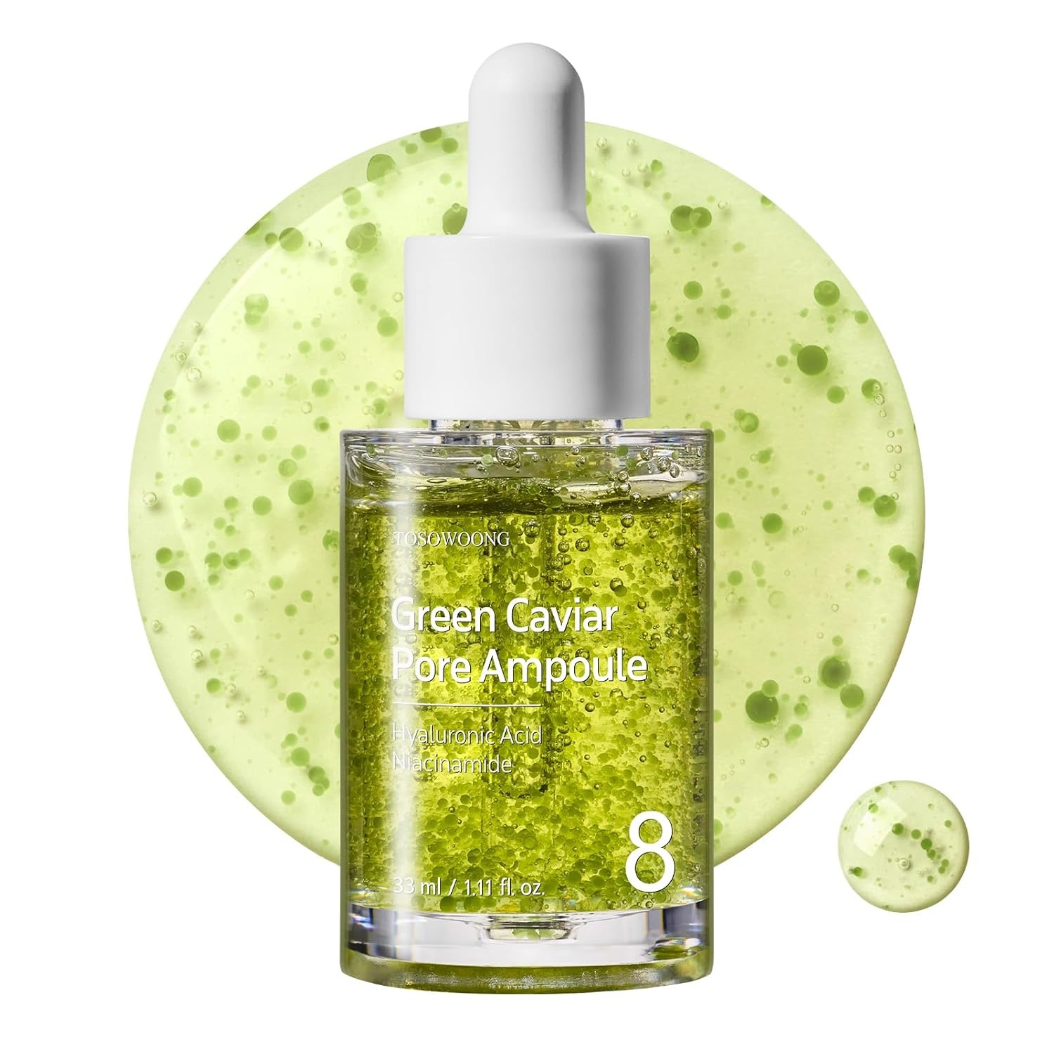 TOSOWOONG K-Beauty Pore Purifying Duo Blackhead Mask and Green Caviar Serum for Tightening and Hydration - view 4