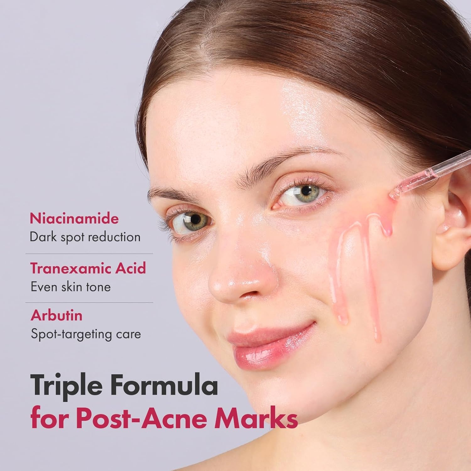 TOSOWOONG Ultimate Clear Glass Skin Serum Duo: Pink Peptide 12 PDRN Serum and Niacinamide 10 Tranexamic Acid 4 Serum for Uneven Skin Tone and Texture | Korean Skincare - view 5
