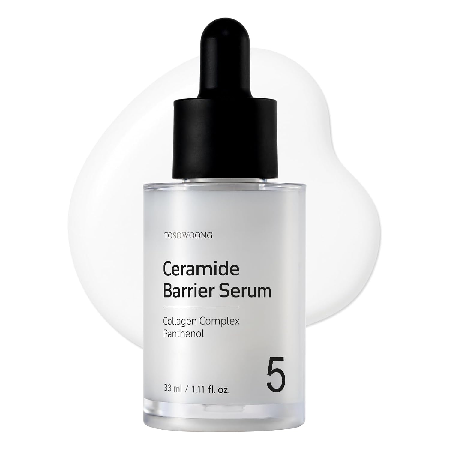 Skin Barrier Protection Duo: TOSOWOONG Ceramide Serum and Hyaluronic Acid Cream for Deep Moisture and Firmness