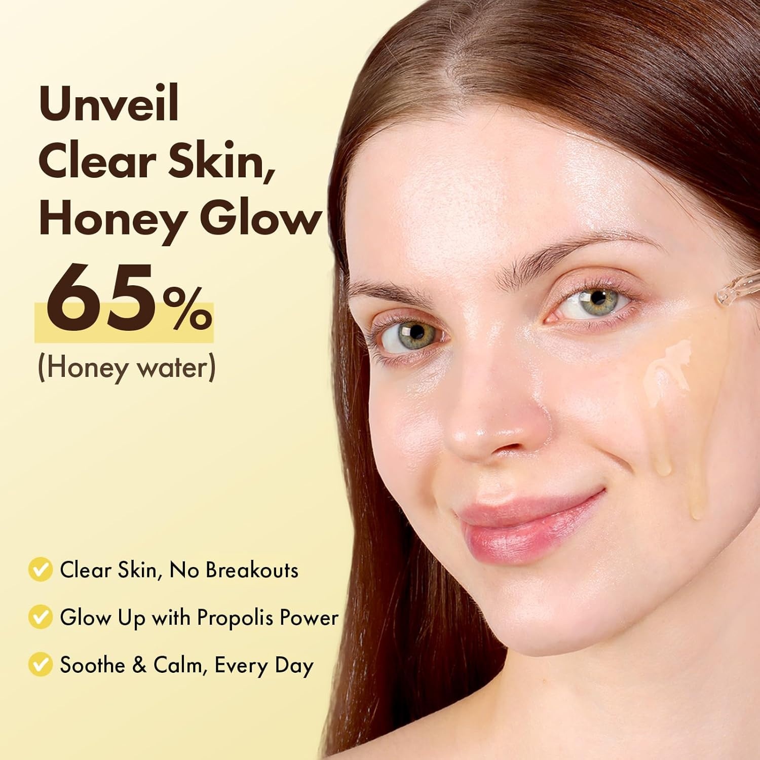 Hydrating Honey & Anti-Aging Duo: TOSOWOONG Honey Glow Propolis Serum & Copper Peptide 12 Cream for Radiant Skin - view 2