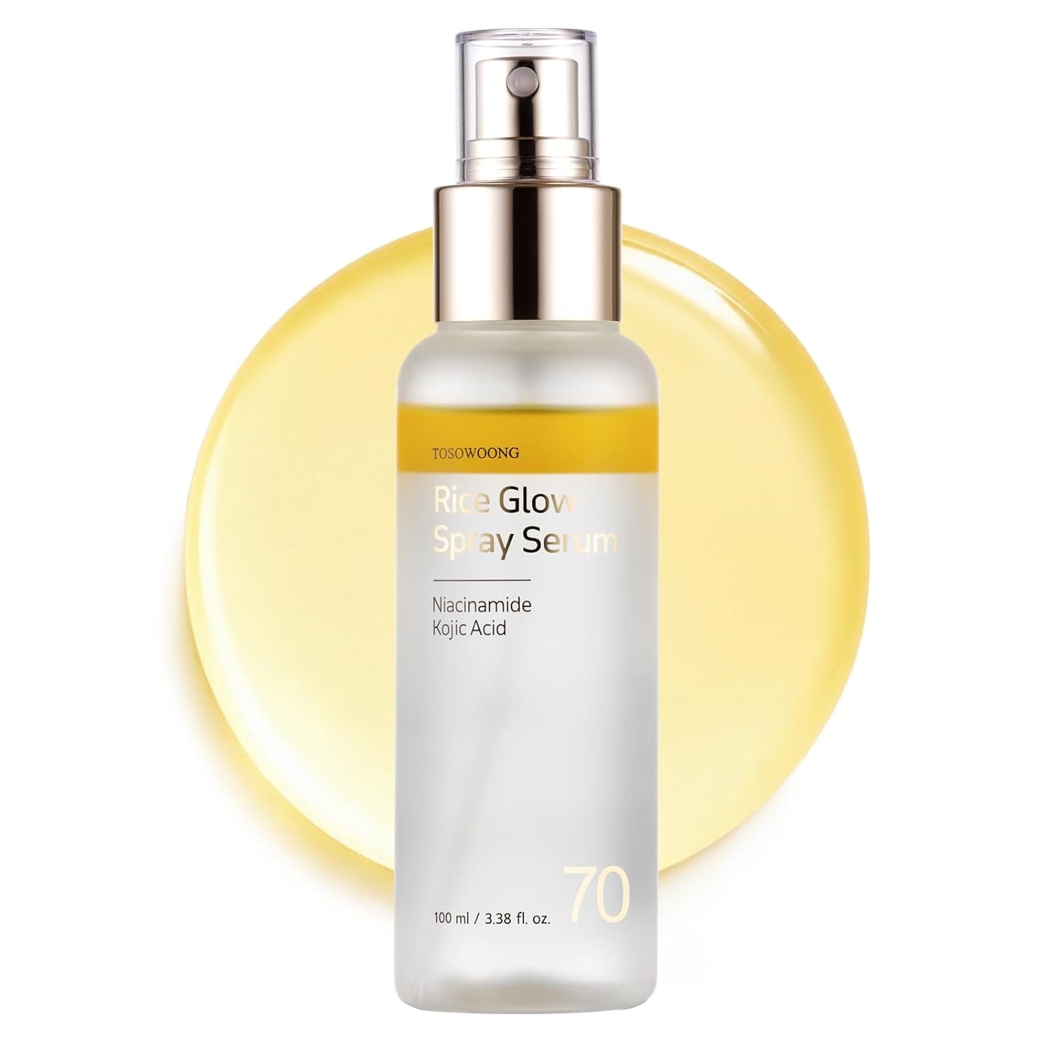 TOSOWOONG Double Rice Glow Set – 42% Rice Bran Cream for Barrier Repair & 70% Spray Serum for Instant Glass Skin – Radiance & Hydrating K-Beauty Duo