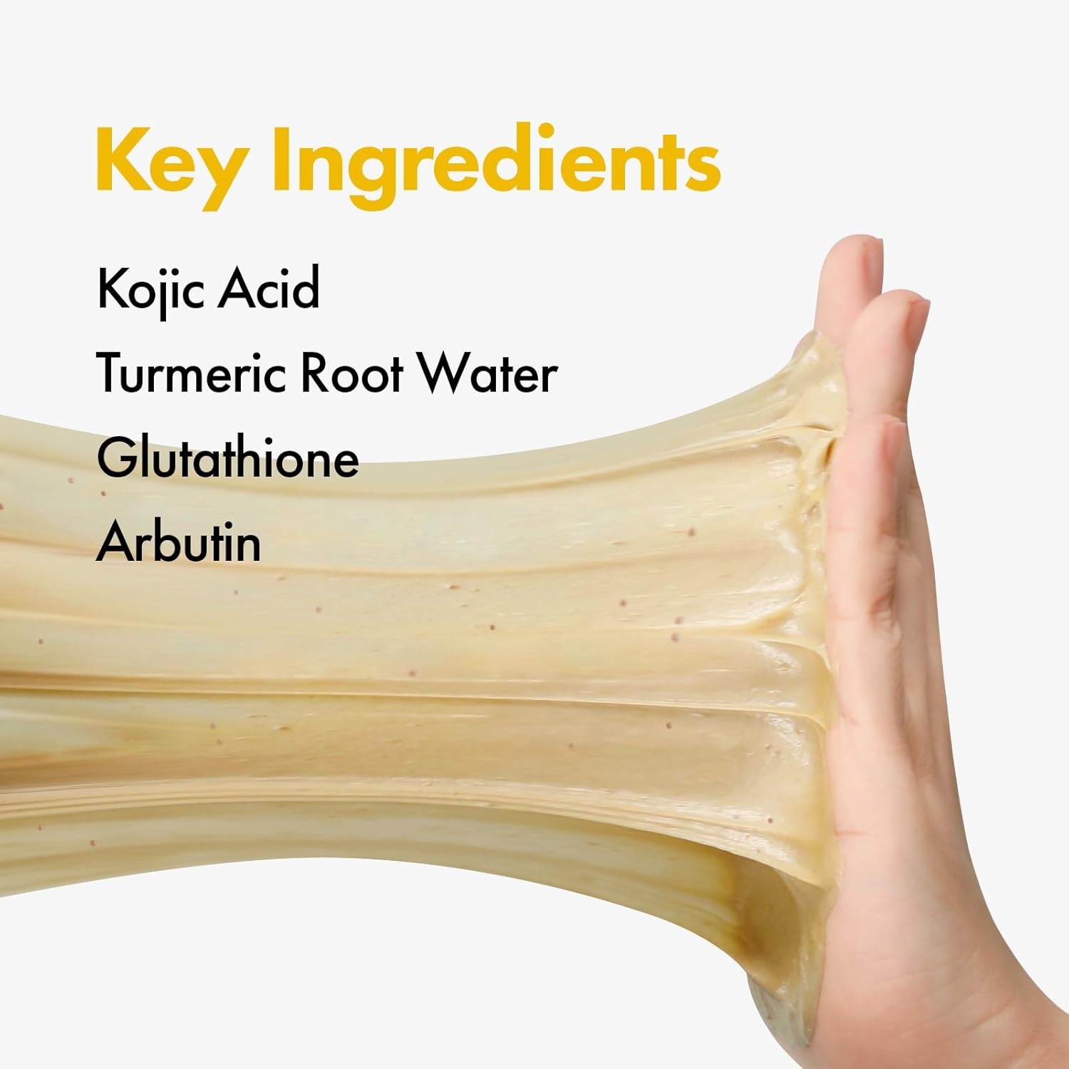 TOSOWOONG Kojic Acid Turmeric Face Wash with Niacinamide, Glutathione for Brightening and Dark Spot Care, Mochi Whip with Capsules for Dull, Uneven Skin Tone, Korean Skincare, 100 ml / 3.38 fl. oz. - view 4