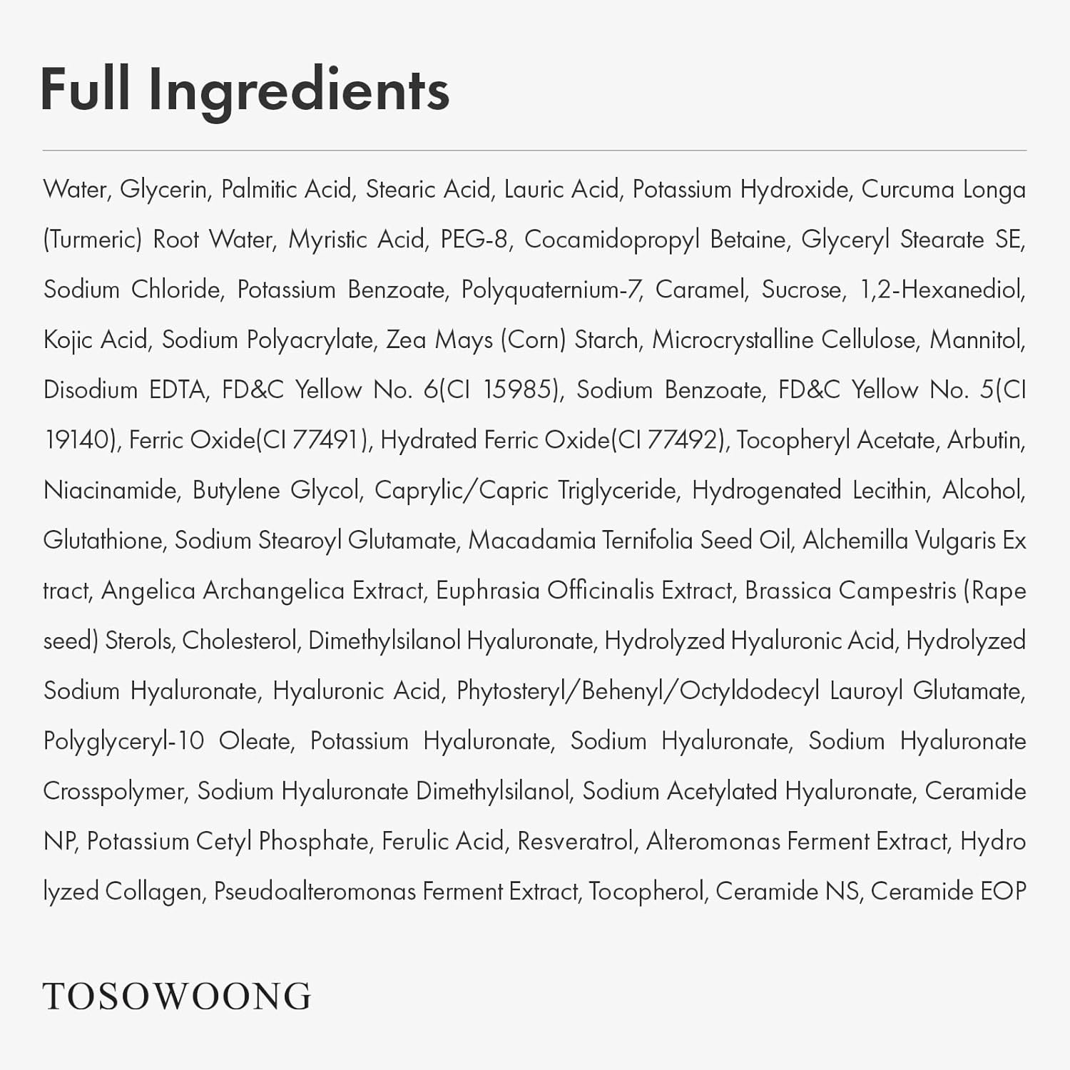 TOSOWOONG Kojic Acid Turmeric Face Wash with Niacinamide, Glutathione for Brightening and Dark Spot Care, Mochi Whip with Capsules for Dull, Uneven Skin Tone, Korean Skincare, 100 ml / 3.38 fl. oz. - view 5