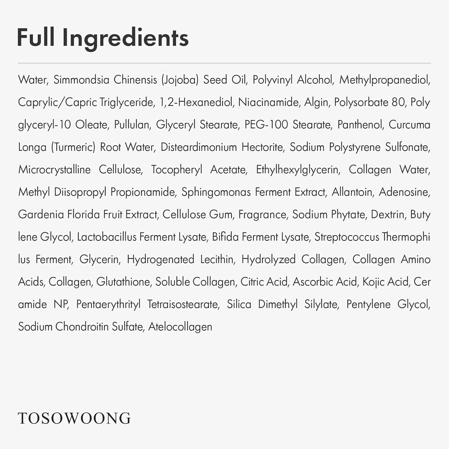 TOSOWOONG Real Kojic Acid Turmeric Fit, Dark Spot Wrapping Mask, Vitamin C & Glutathione Peel Off Facial Mask for Even Tone, Elasticity, Hydrating, Glow, Glass Skin, Korean Skincare, 50ml/1.69 fl. oz. - view 5