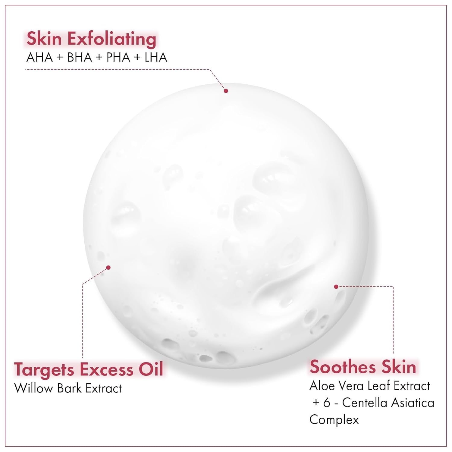 TOSOWOONG Salicylic Acid Foam Cleanser for Oily Skin, 18,000ppm Salicylic Acid, Deep Pore Cleansing, Face Wash For Breakouts, Exfoliating Cleanser, Korean Skin Care, 100ml, 3.38 fl. oz. - view 3