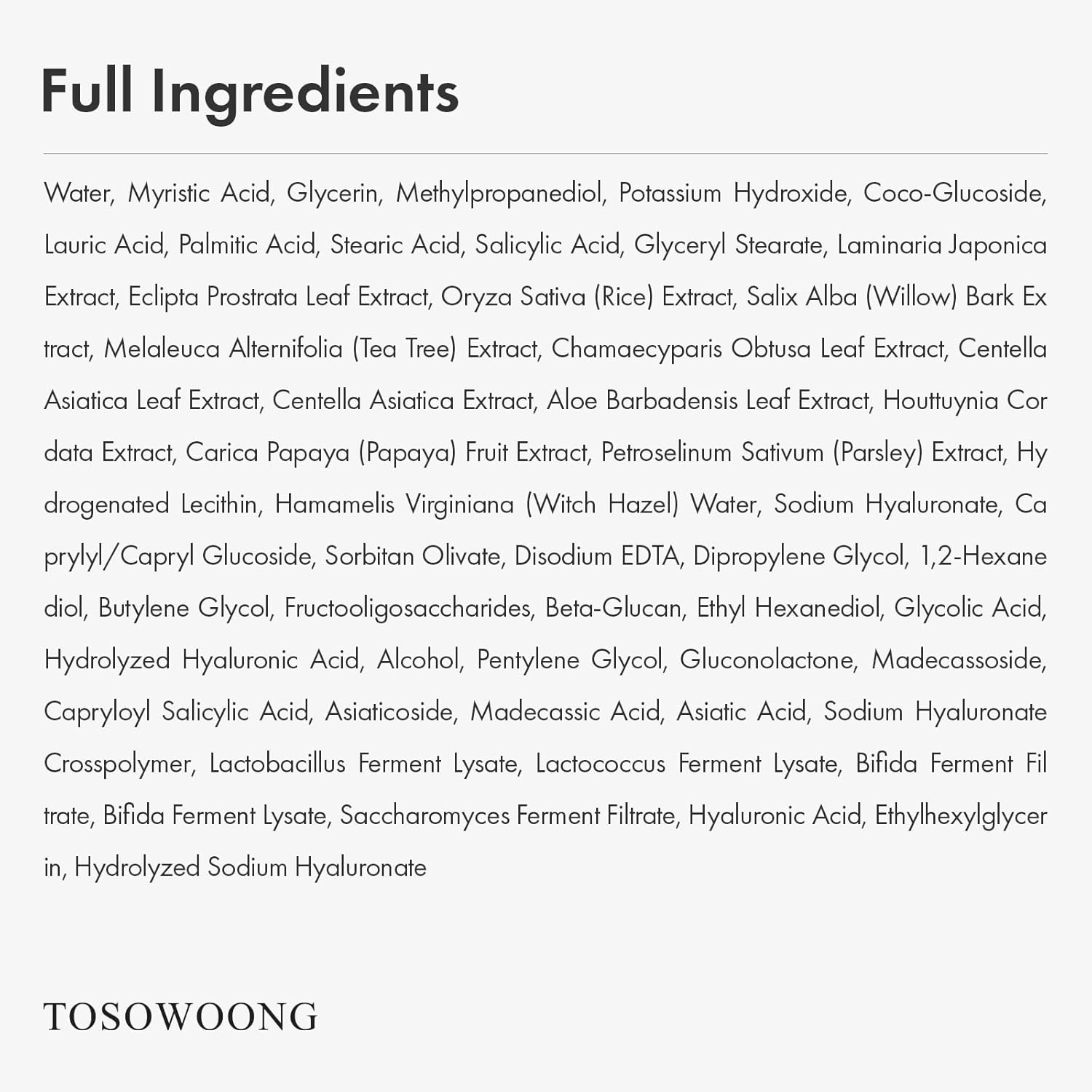 TOSOWOONG Salicylic Acid Foam Cleanser for Oily Skin, 18,000ppm Salicylic Acid, Deep Pore Cleansing, Face Wash For Breakouts, Exfoliating Cleanser, Korean Skin Care, 100ml, 3.38 fl. oz. - view 6