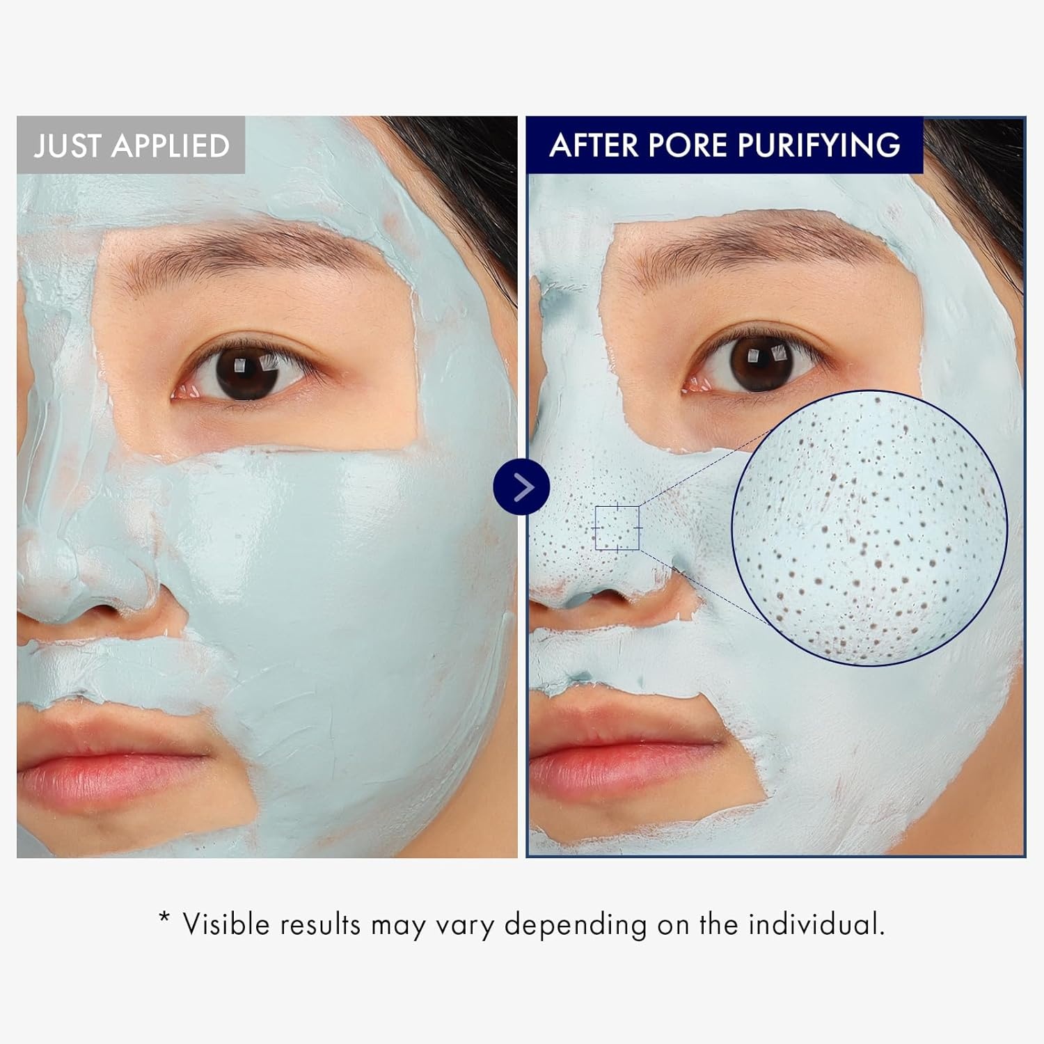 TOSOWOONG Real Blackhead Mud Mask, Facial & Nose Pore-Purifying Clay – Korean Mud Mask, Pore Tightening, Deep Pore Cleaner, Cooling & Quick Dry Formula Face Mask, Oil Control, 100 g / 3.52 oz. - view 2