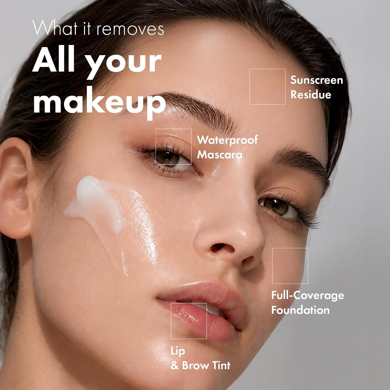 TOSOWOONG X-MELT BALM, Powerful Makeup Remover for Makeup and Lip & Brow Tint with Glutathione, Alpha Arbutin, Turmeric, Kojic Acid, All Skin Types, Korean Facial Cleansing Balm, 100 ml / 3.38 fl. oz. - view 2