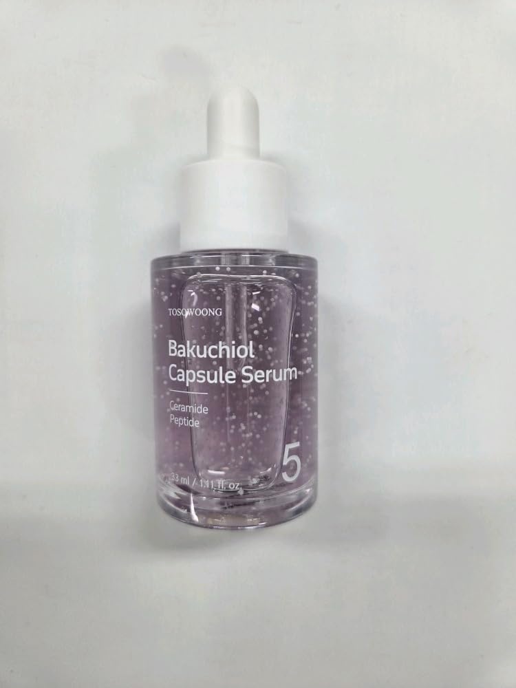 TOSOWOONG Bakuchiol Capsule Serum, 5,000ppm Bakuchiol Retinol Natural Alternative, Anti-Aging, Plumping, Pore, Wrinkles, 8 Hyaluronic Acids, 5 Ceramides, Hydration, Korean Skincare, 33ml/1.11 fl.oz. - view 7