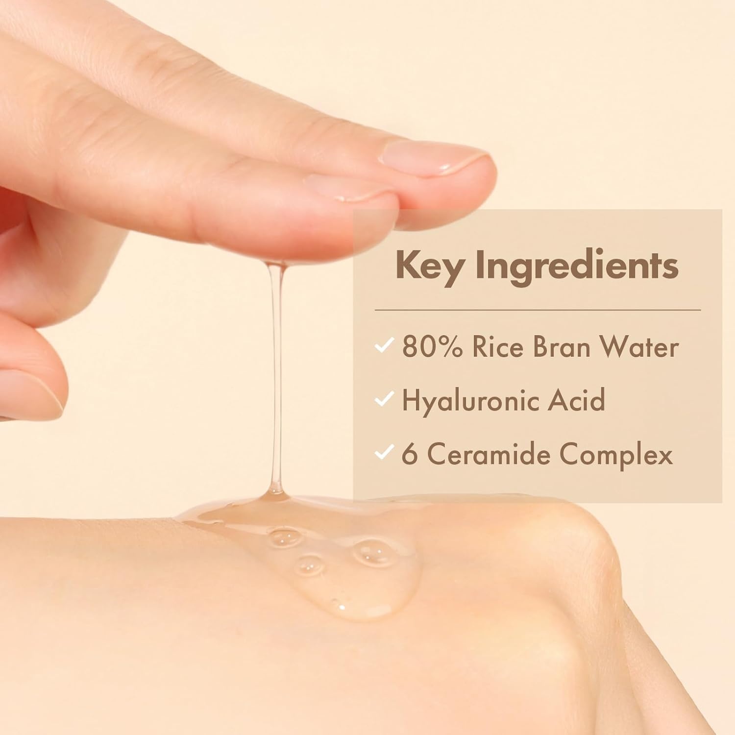 TOSOWOONG Real Rice Glow Serum with 80% Rice Bran Water and Niacinamide for Dark Spots, Uneven Skin Tone, Dull Skin, Radiant Glow, and Daily K-Beauty Skincare for All Skin Types, 33ml / 1.11 fl. oz. - view 3