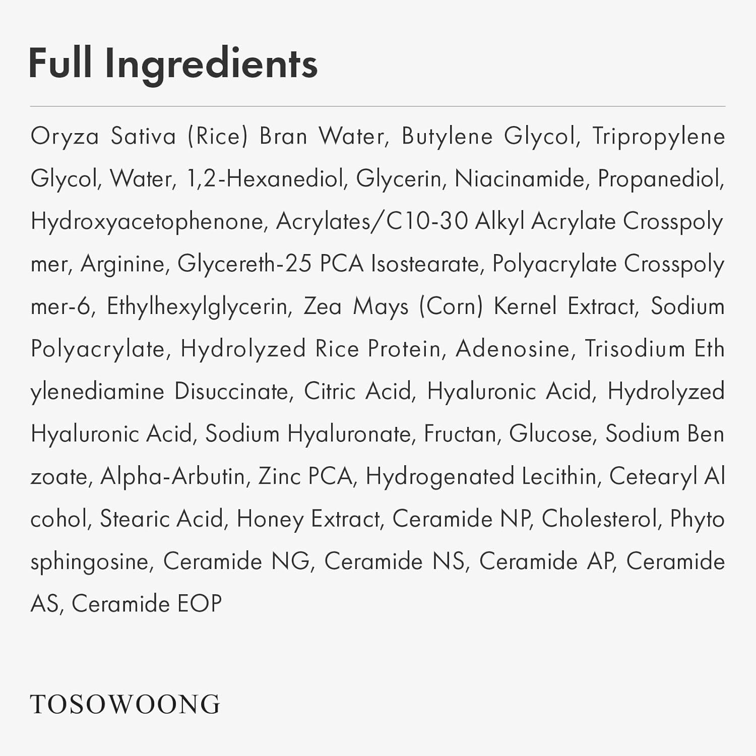 TOSOWOONG Real Rice Glow Serum with 80% Rice Bran Water and Niacinamide for Dark Spots, Uneven Skin Tone, Dull Skin, Radiant Glow, and Daily K-Beauty Skincare for All Skin Types, 33ml / 1.11 fl. oz. - view 5