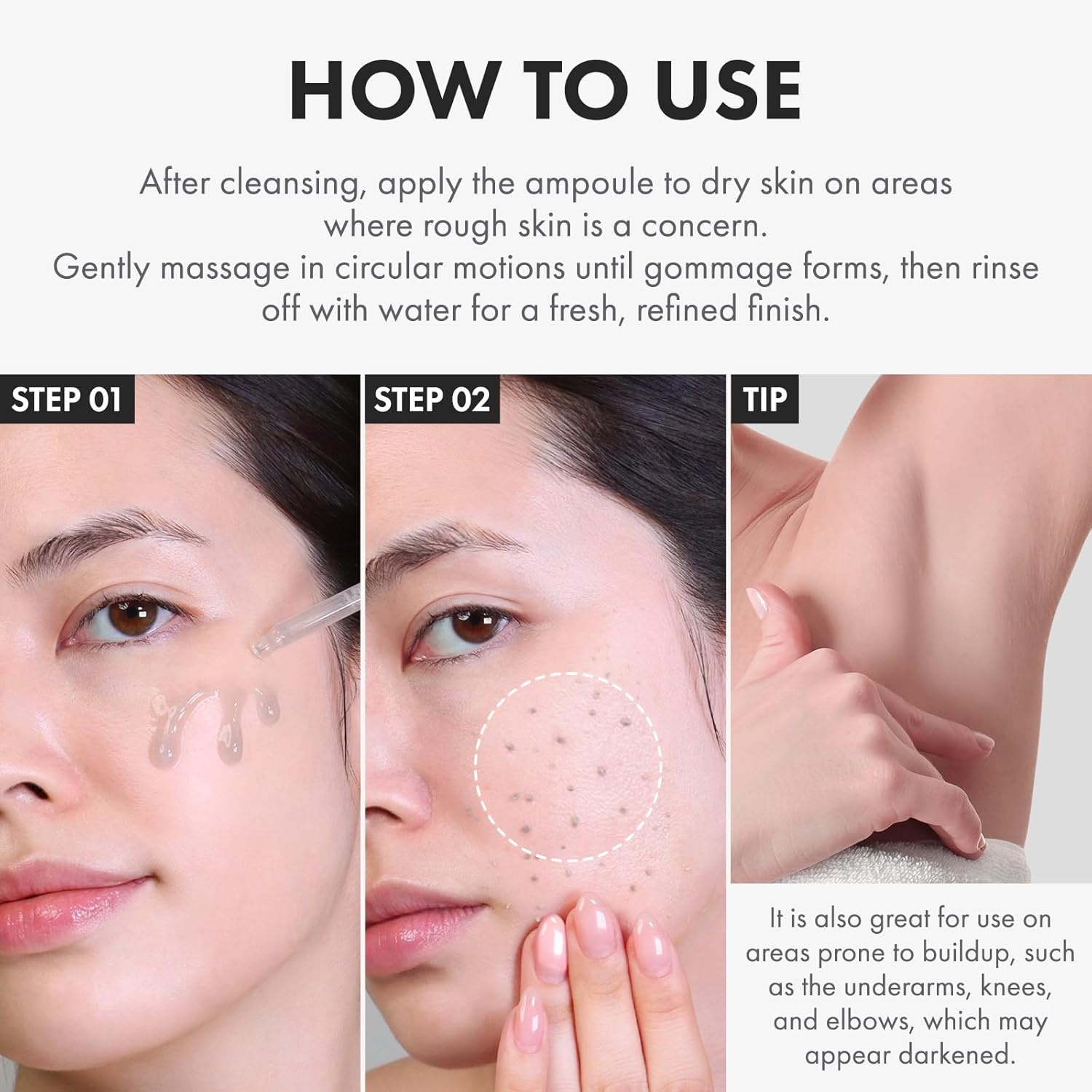 TOSOWOONG Black Rice Peeling Ampoule, 75% Black Rice Exfoliant, Dead Skin Remover, Face Body Scrub, Blackheads Pore Cleaner, Kojic Acid, Arbutin for discoloration, Korean Skincare, 85ml / 2.87 fl. oz. - view 4