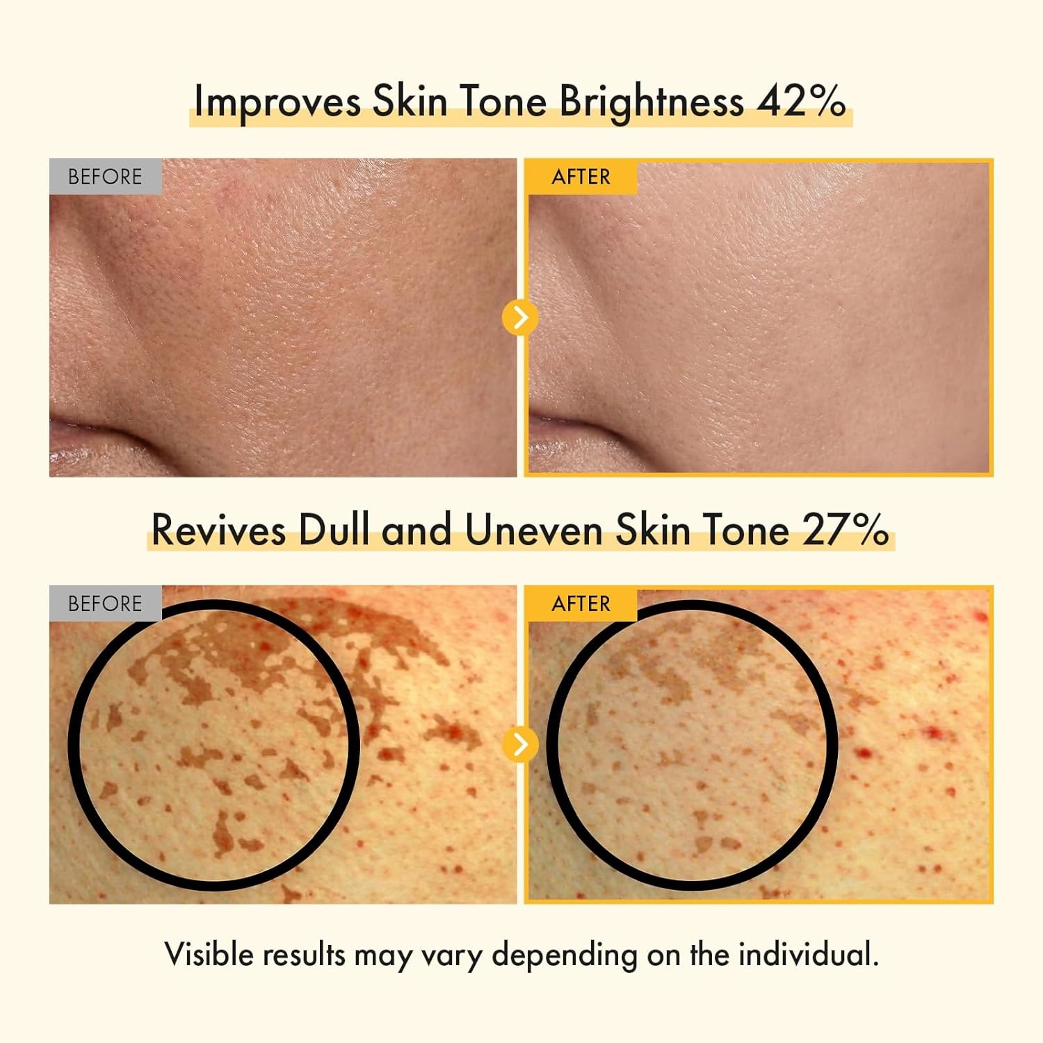 TOSOWOONG Vitamin C Brightening Cream for Even Skin Tone, Hyperpigmentation and Dark Spot Care with Glutathione, Tocopherol (Vitamin E), Ferulic Acid and Peptides, Korean Skincare, 50 ml /1.69 fl. oz. - view 2