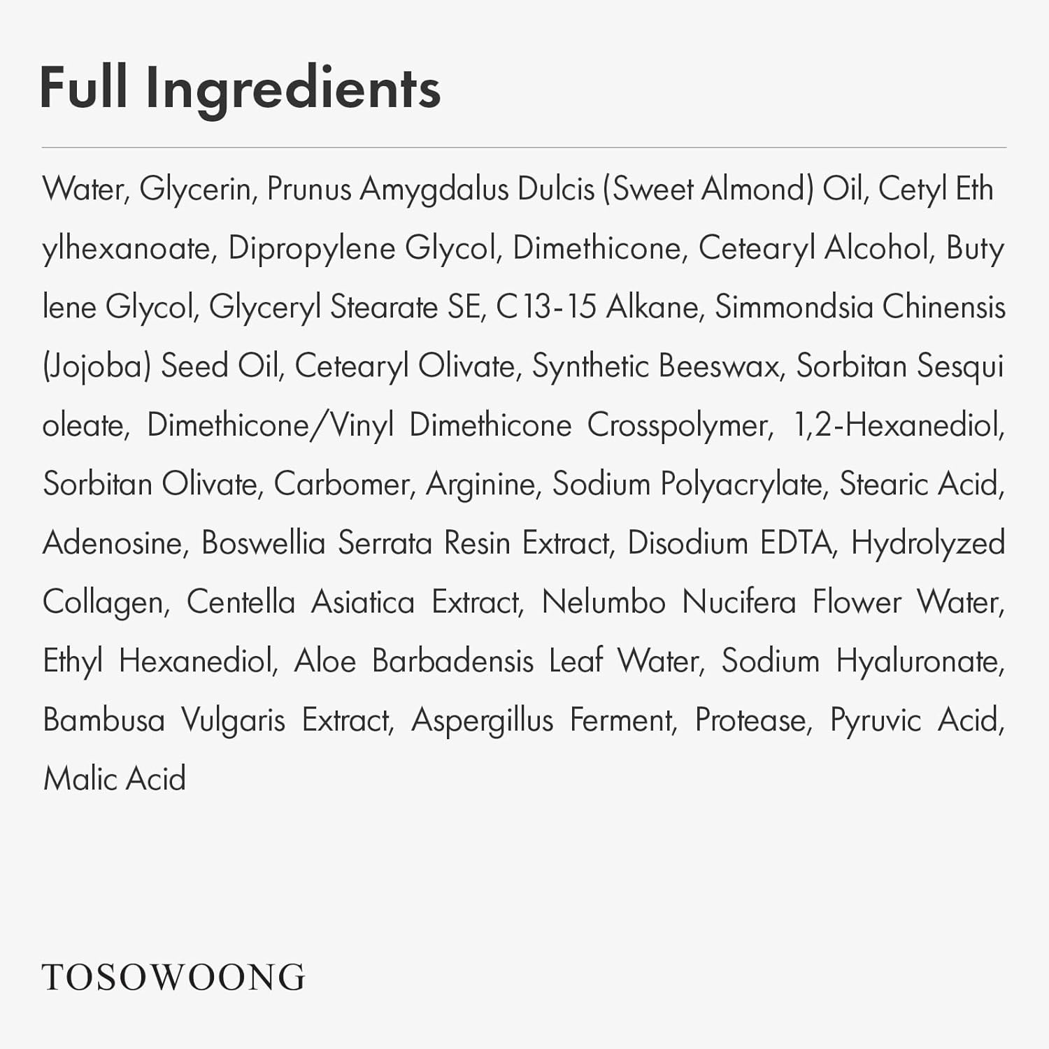 TOSOWOONG Collagen Necktox Cream with Collagen and Hyaluronic Acid for Neck Firming, Anti-aging, Wrinkles and Tightening, Korean Skin Care, 50ml, 1.69 fl. oz. - view 6